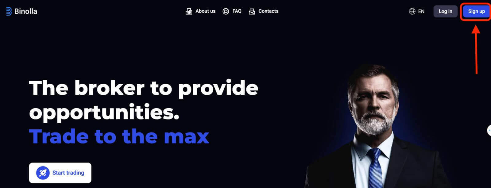 Binolla Sign up: How to Register and Open Trading account