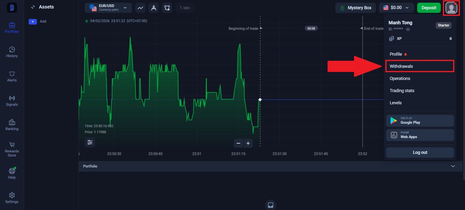 Cómo retirar dinero de Binolla en 2026: tutorial completo de retiro