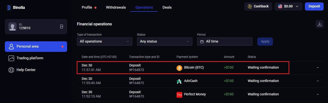 How to Deposit and Trade Binary Options at Binolla